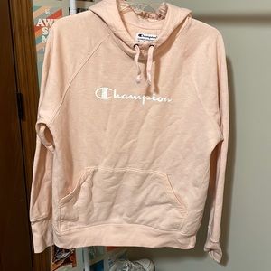 PINK WOMENS CHAMPION HOODIE